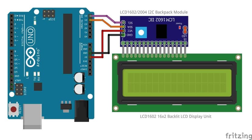 راه اندازی LCD 16*2
