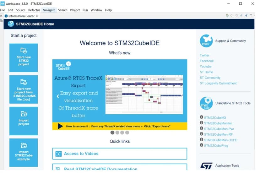 نصب STM32CubeIDE